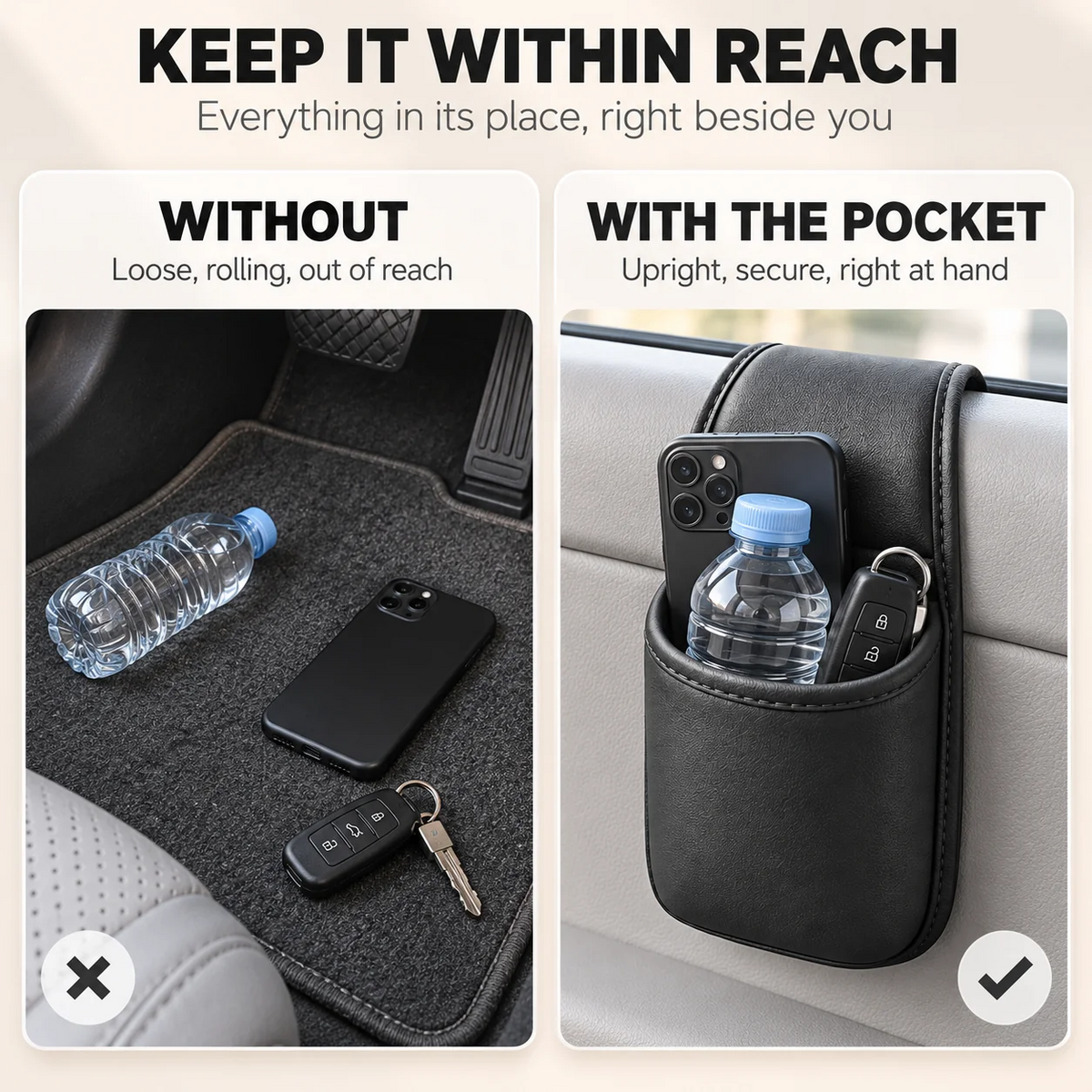 Keep Everything Within Reach — Without Cluttering Your Car