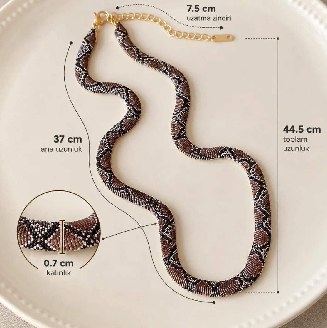 Serpent Statement Necklace