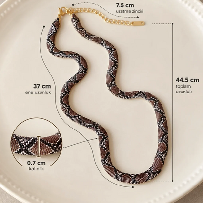 Serpent Statement Necklace
